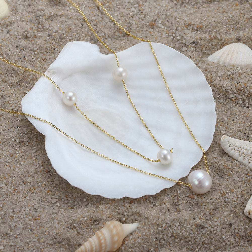 Sterling Silver Double-layer Necklace